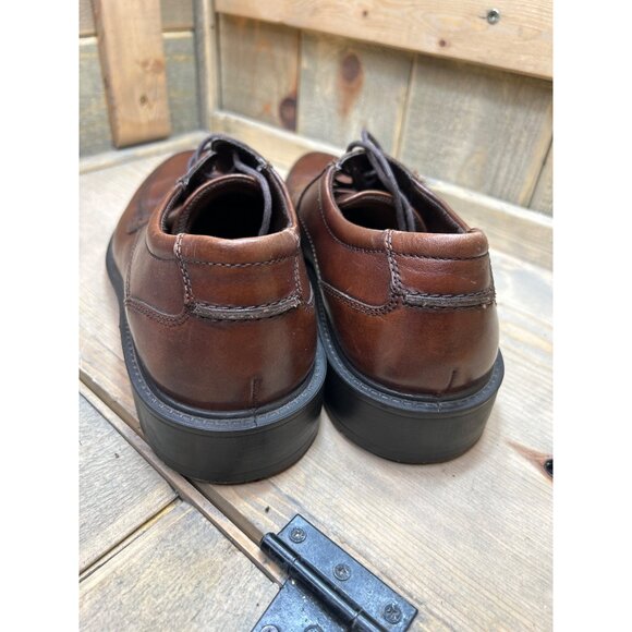 Ecco Mens Brown Leather Lace-Up Dress Shoes Size 43 US 9/9.5 main image 4